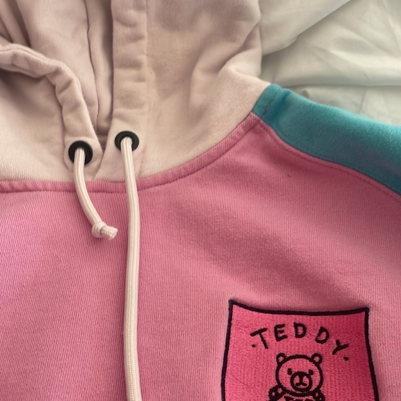 Teddy Fresh Colorblock Hoodie- Size Large- Pastel Colors - Picture 10 of 11